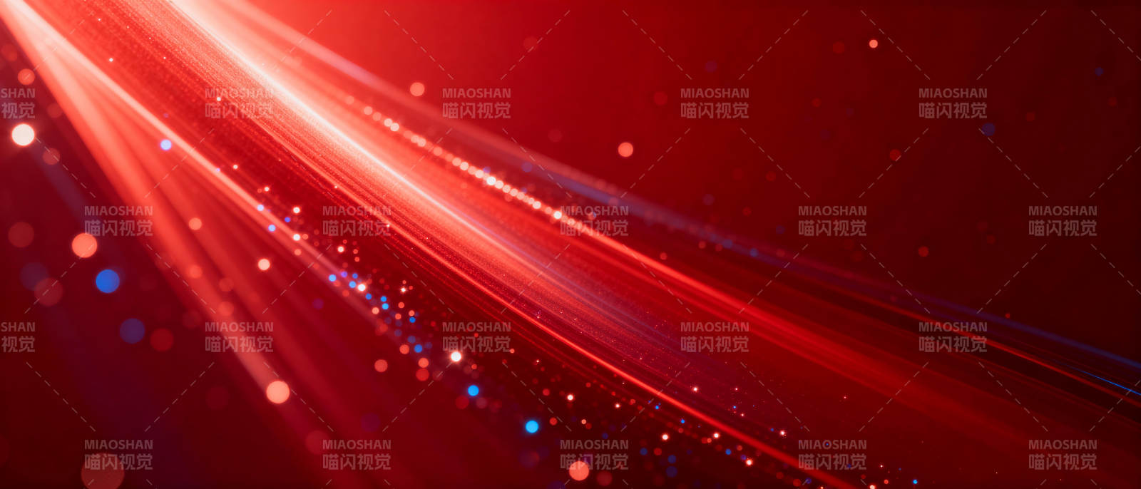 红色光流动感背景图片