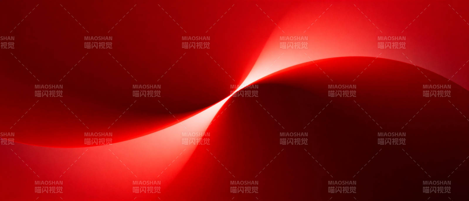 红色波浪艺术图片