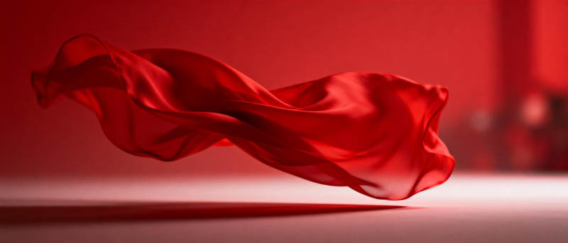 红绸飞舞图片