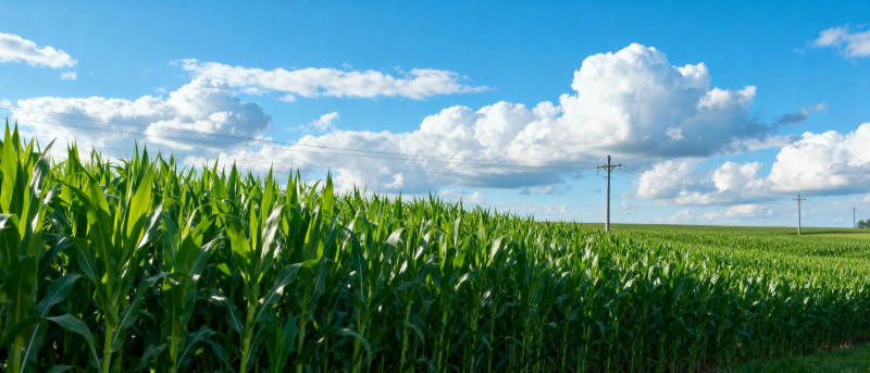玉米田风光图片