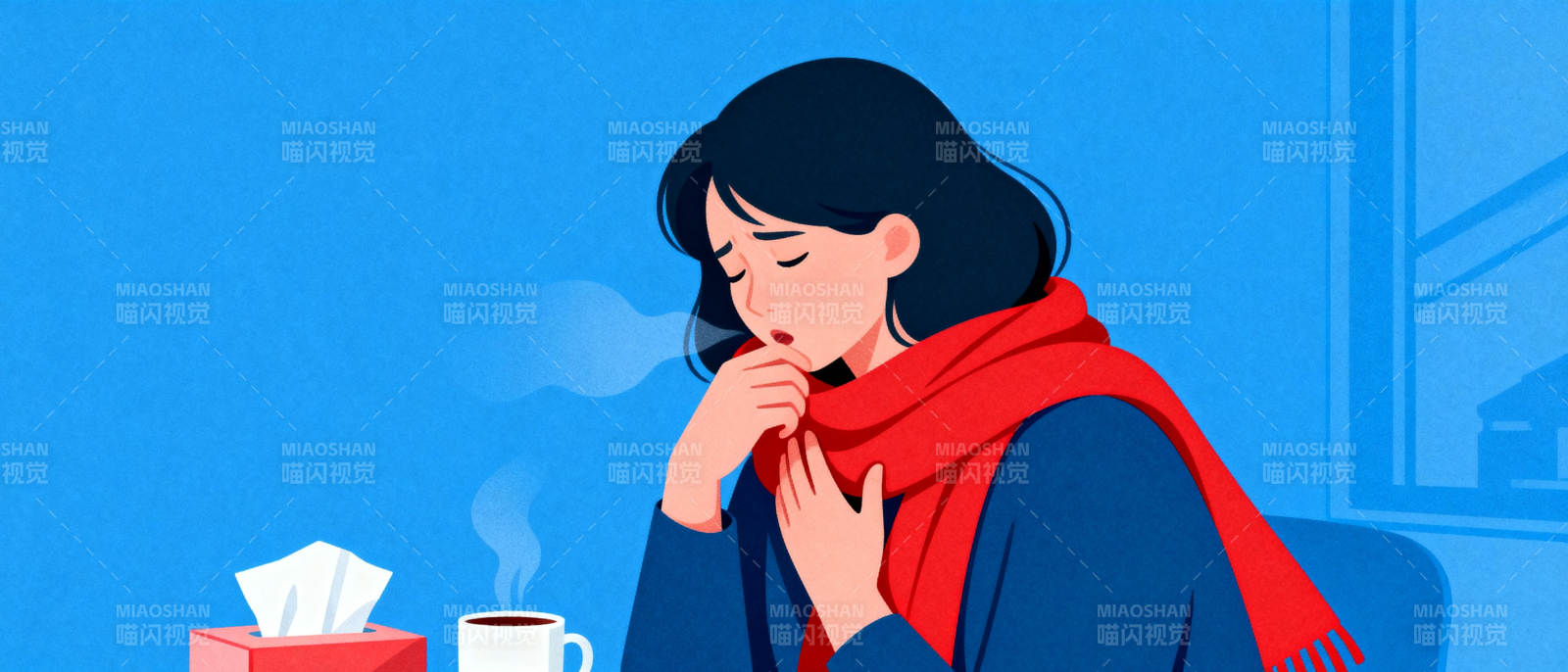 感冒咳嗽 多喝热水图片