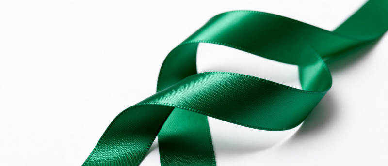 翠绿丝带飘逸图片