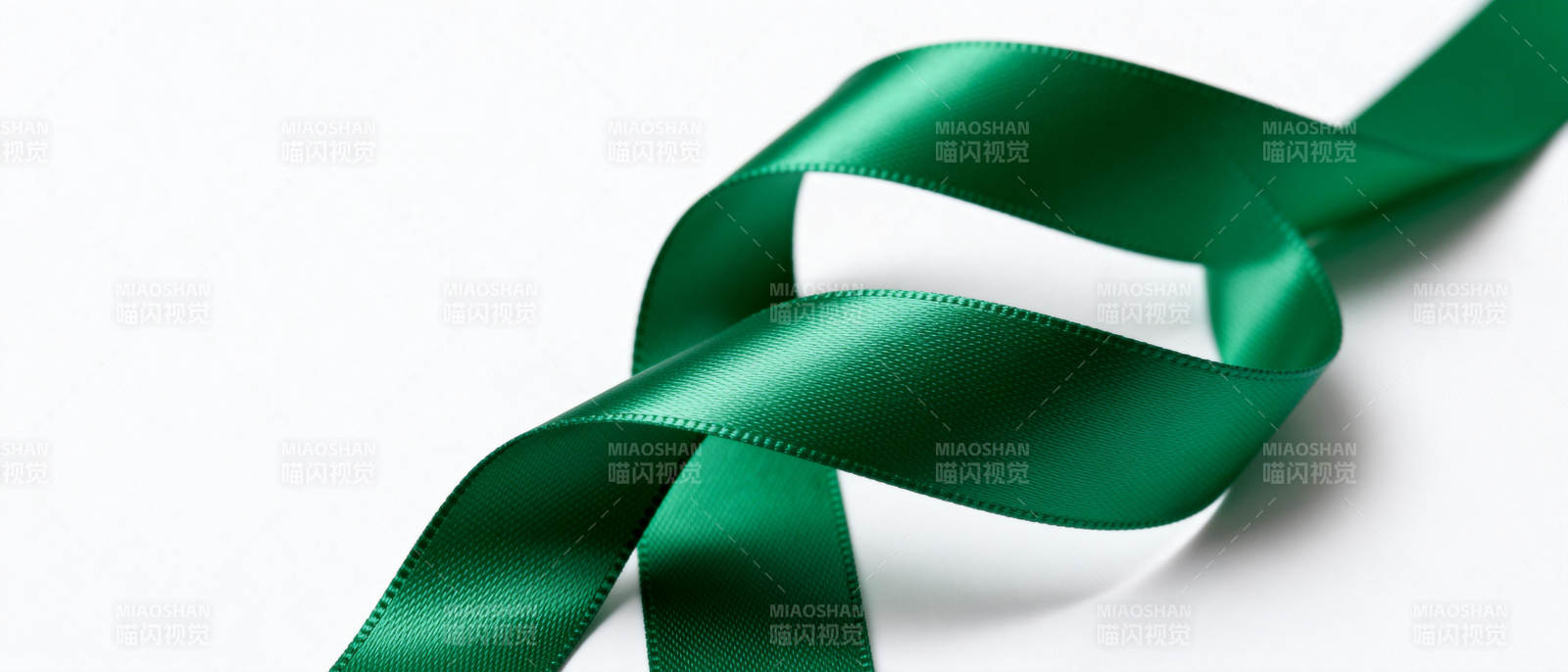 翠绿丝带飘逸图片