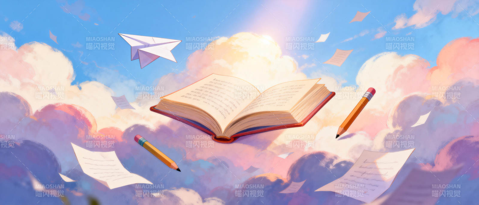 书页飞天梦图片