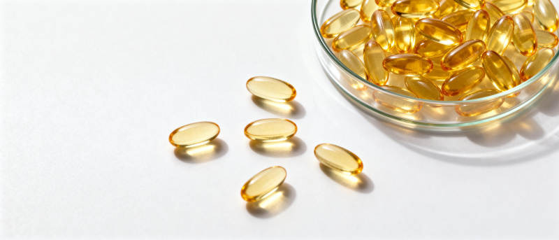 金黄色胶囊药片图片