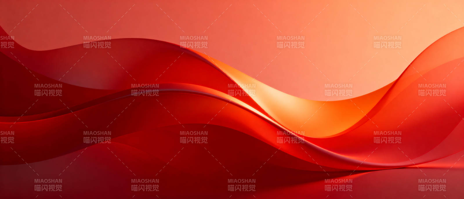 流动的红色波浪图片