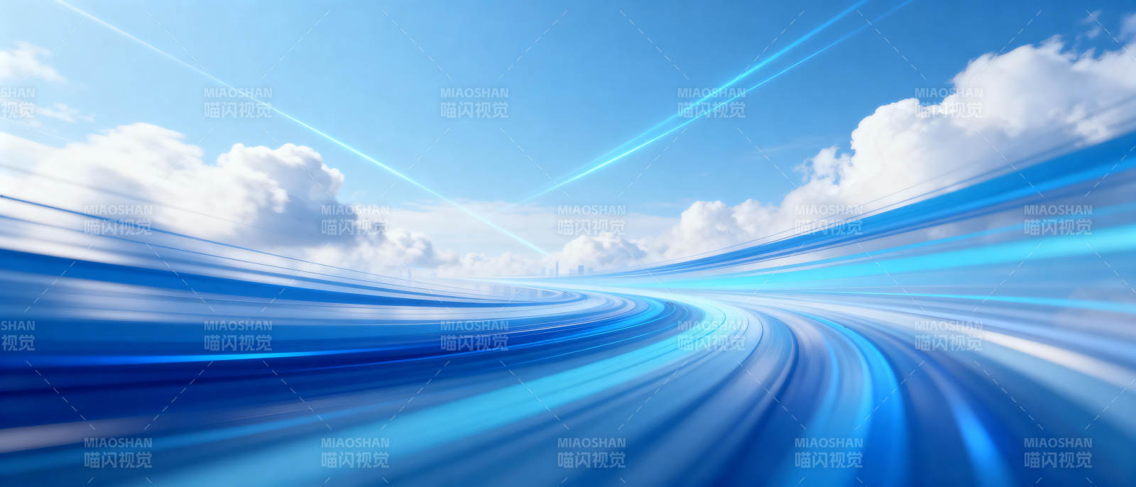 蓝色速度之梦图片