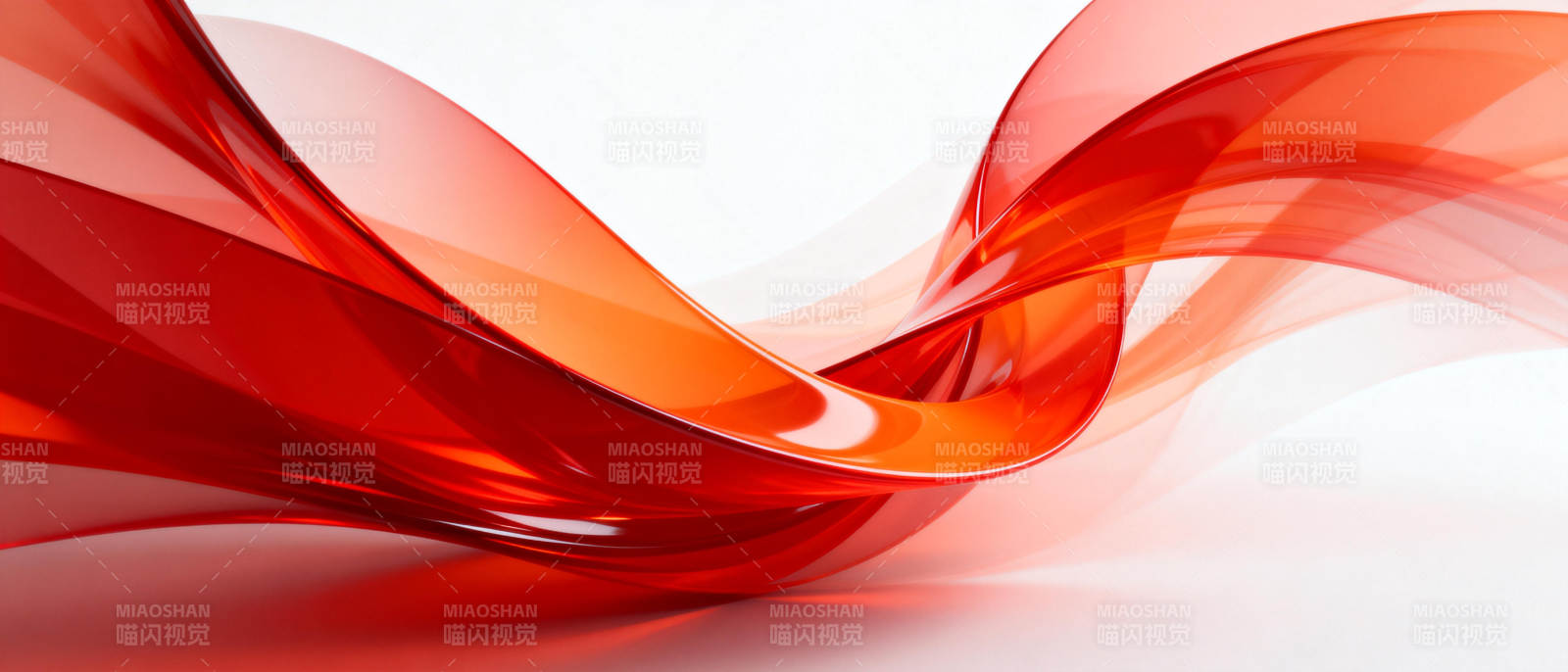 流动的红色光影图片