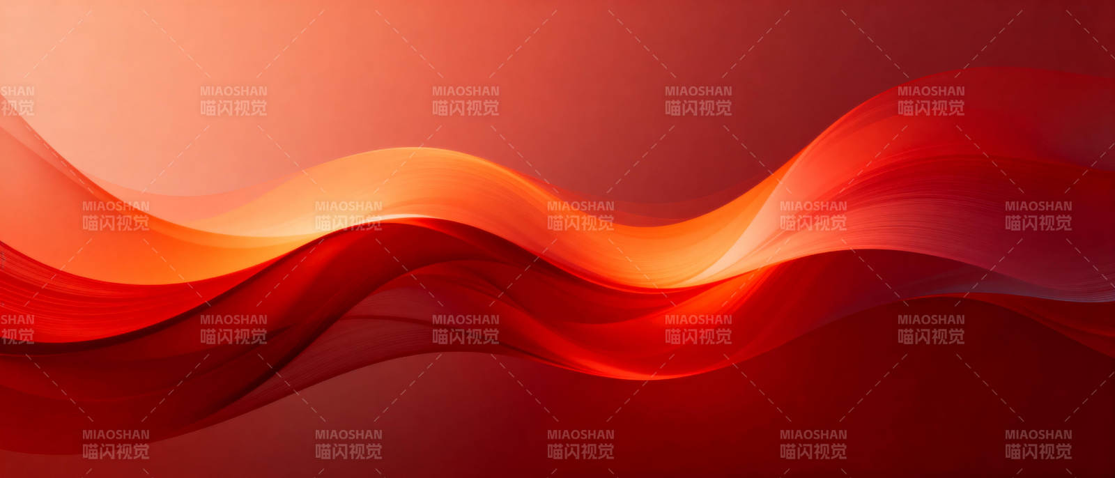 红色波浪背景图片