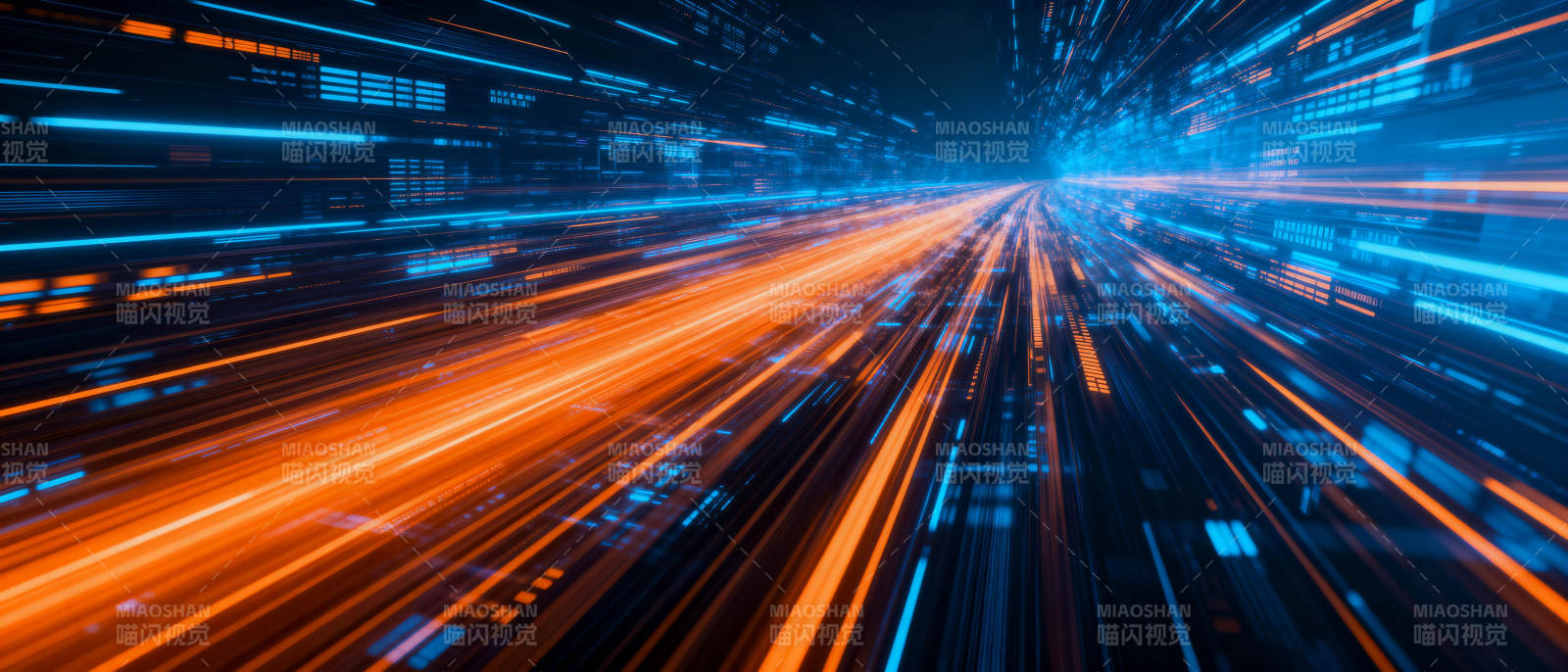 数字光速隧道图片