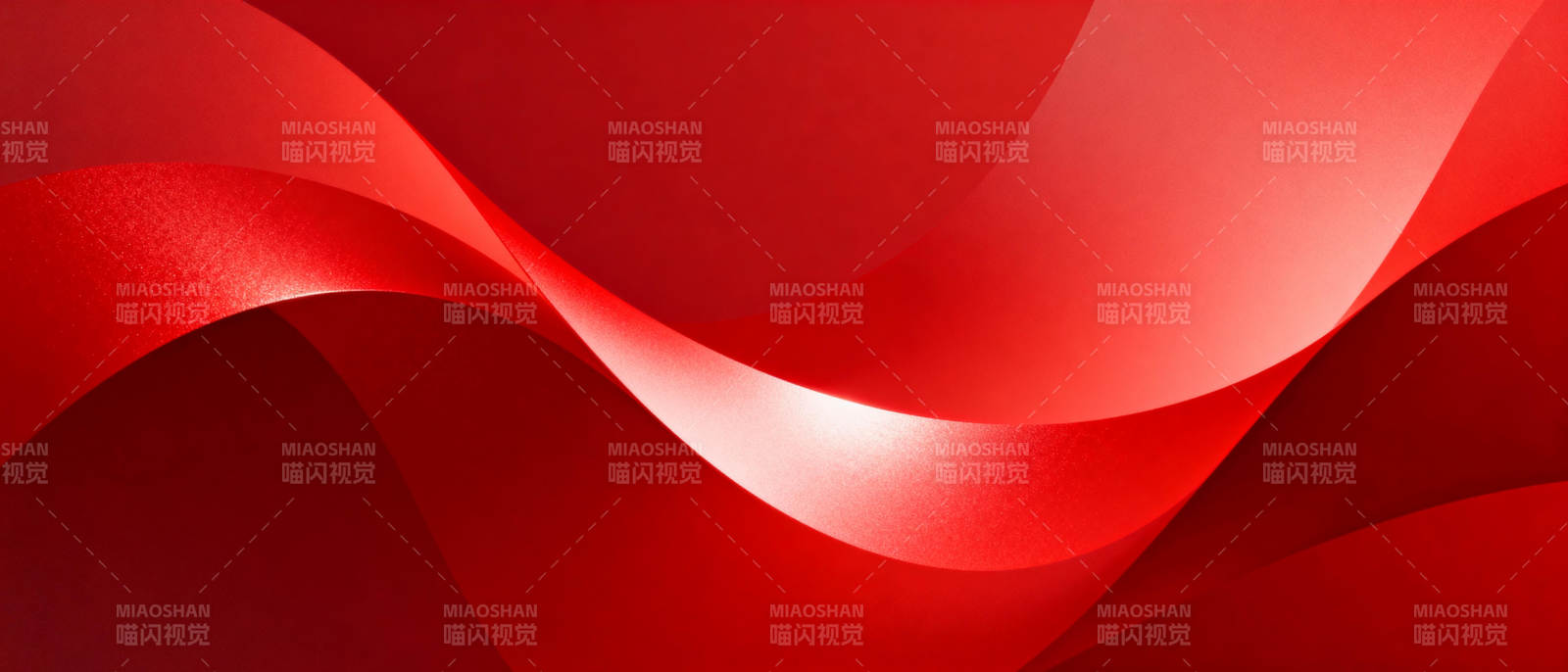 红色波浪艺术图片