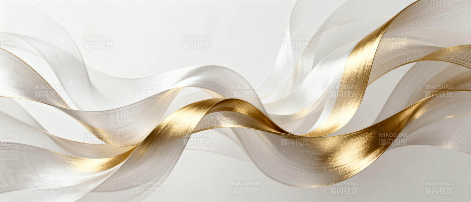 金丝白绸舞动图片