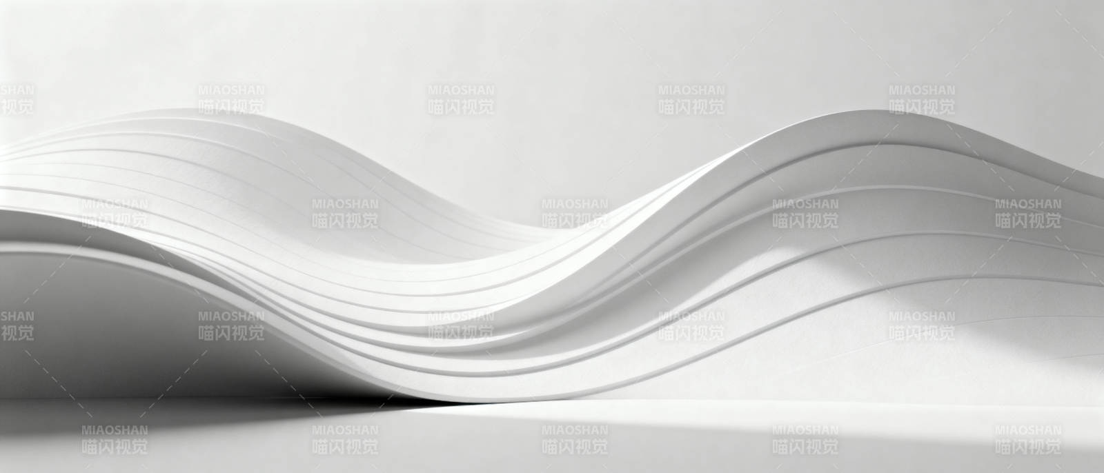 流动的白色波浪图片