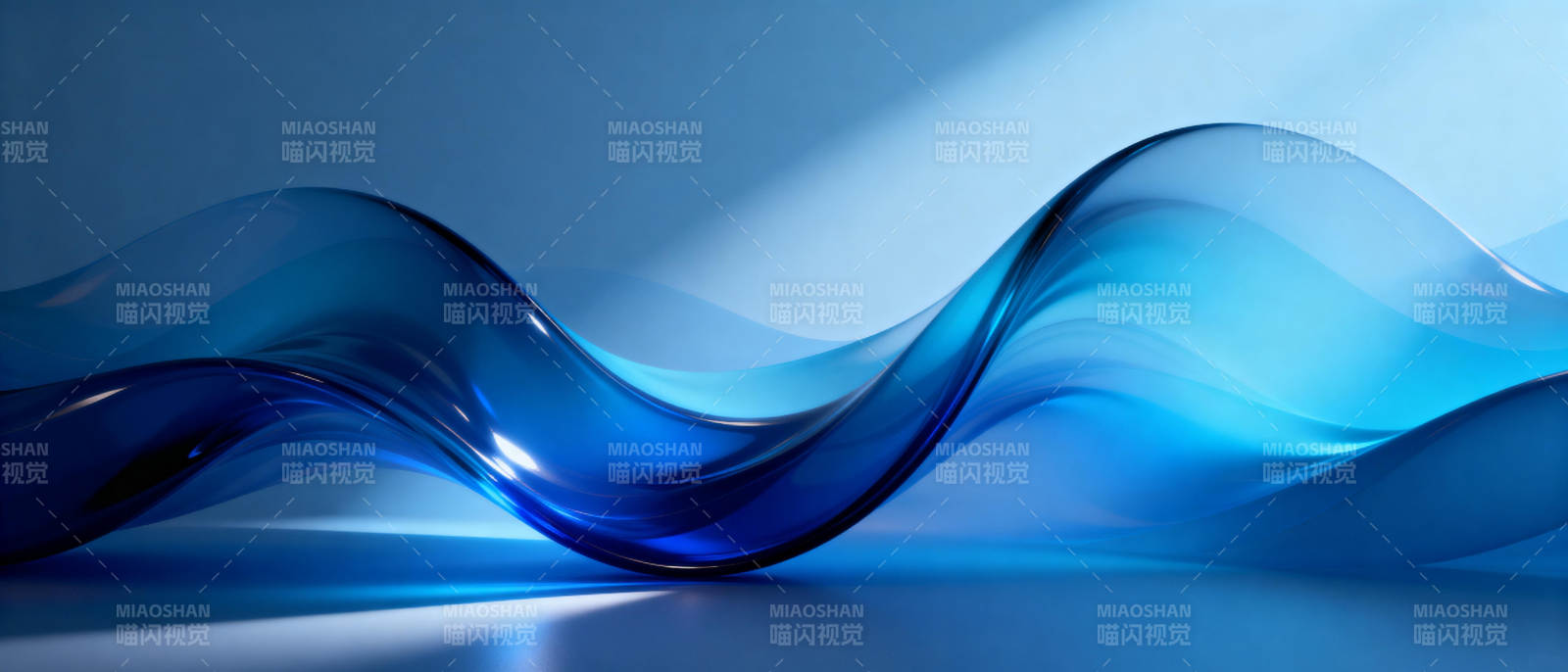 蓝波流动艺术图片