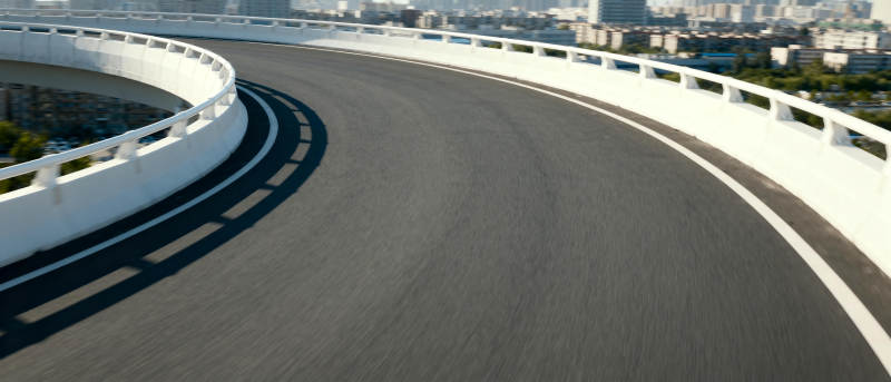 城市高架弯道图片