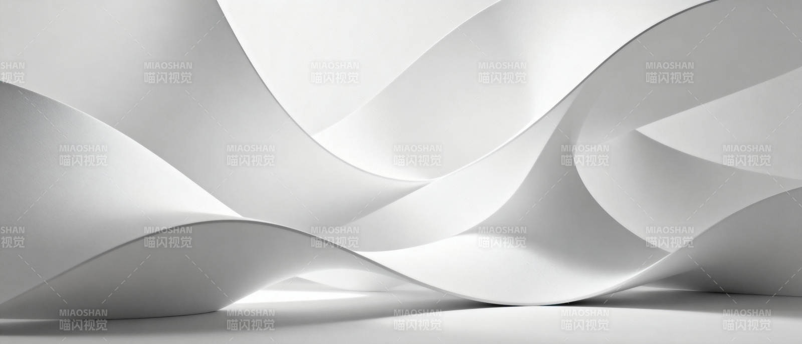 流动的白色波浪图片