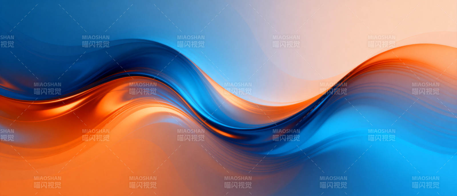 流光溢彩波澜图片