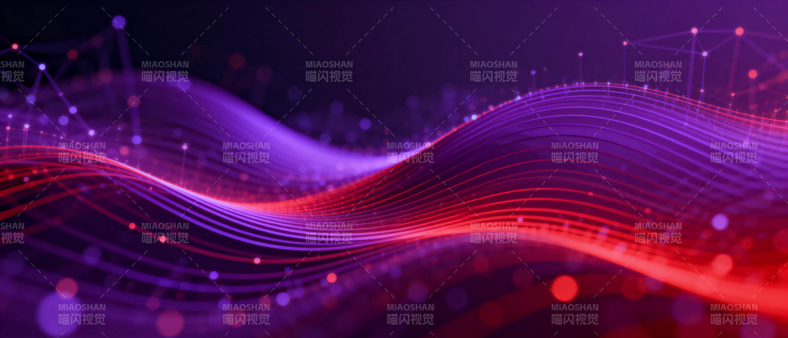 炫彩波浪科技感图片