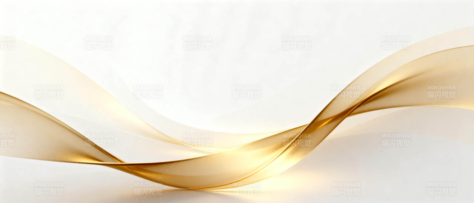 金色波浪线条图片