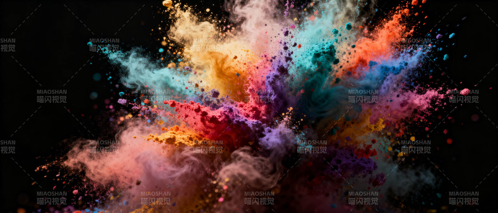 色彩爆炸图片
