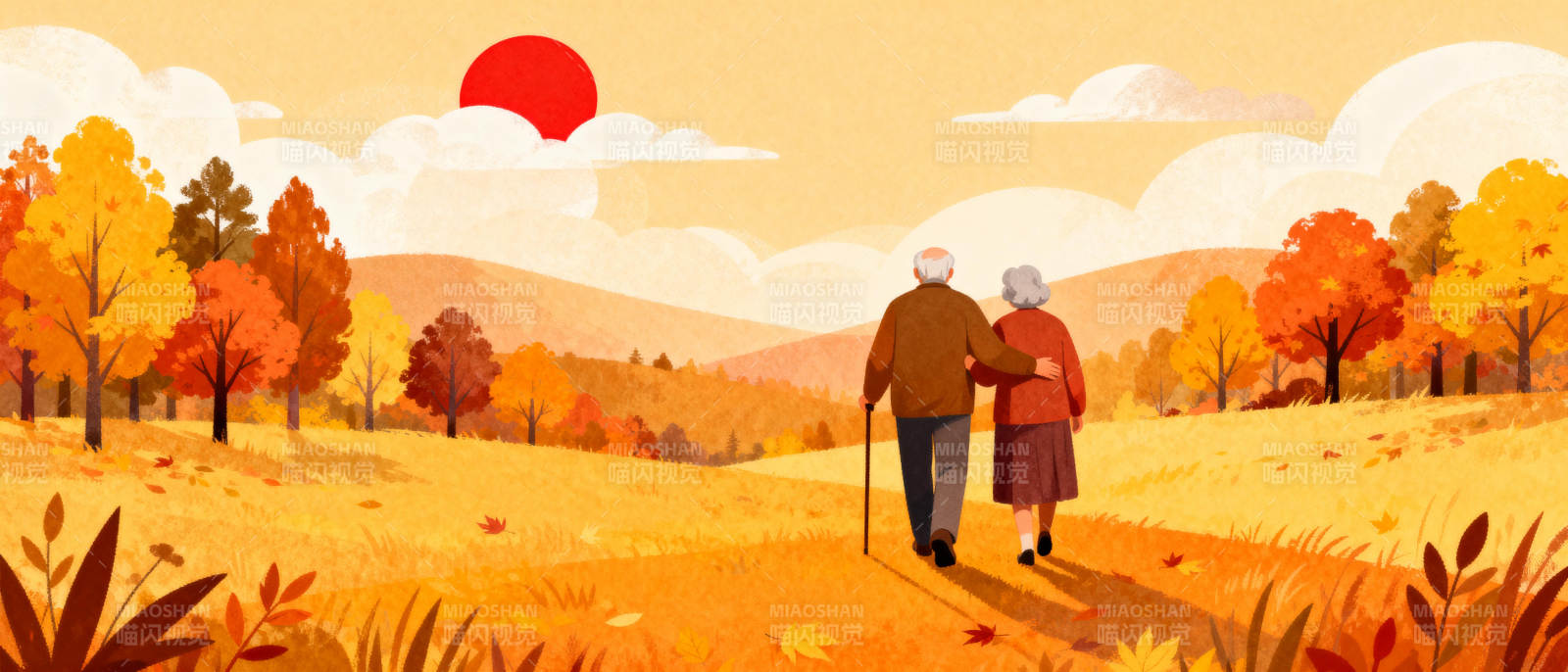 秋日同行图片