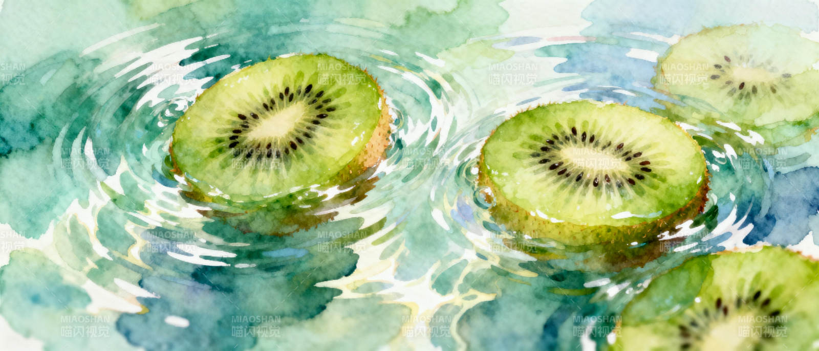 水中猕猴桃图片