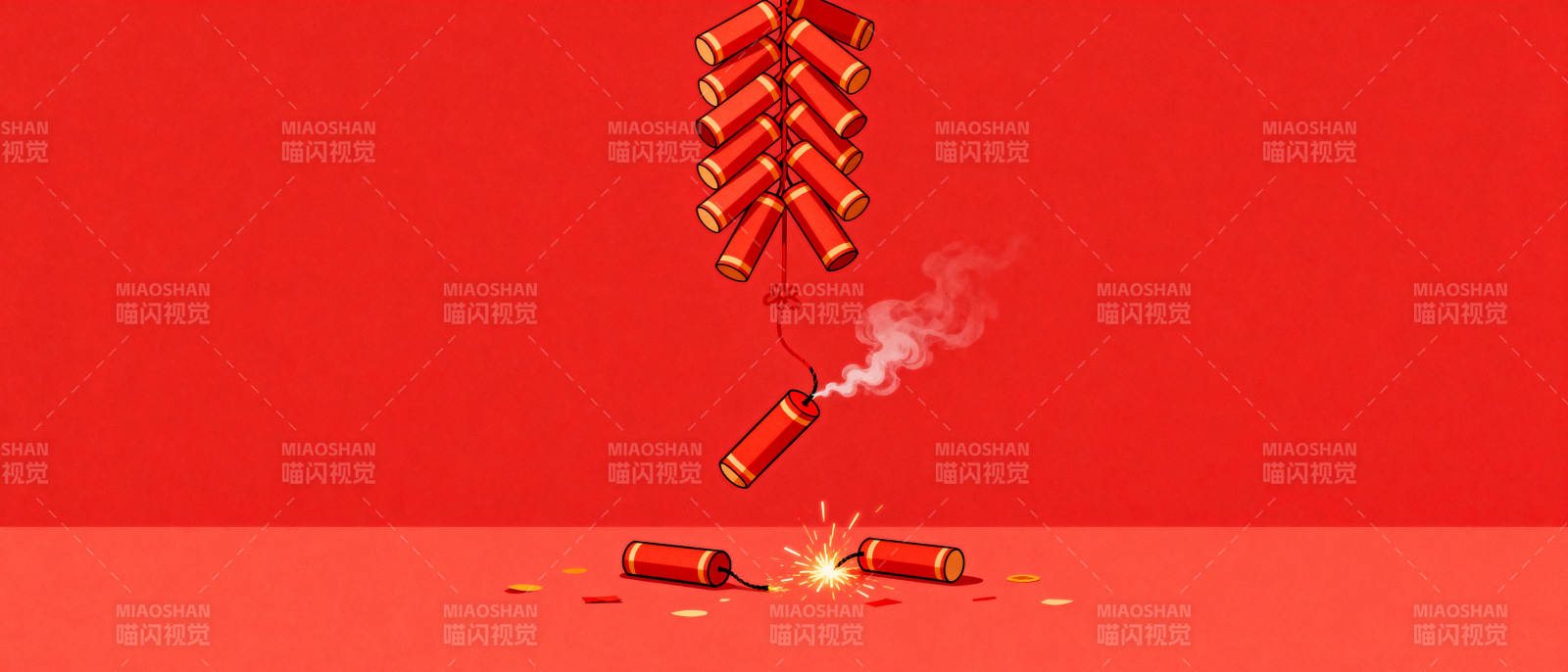 鞭炮齐鸣迎新春图片