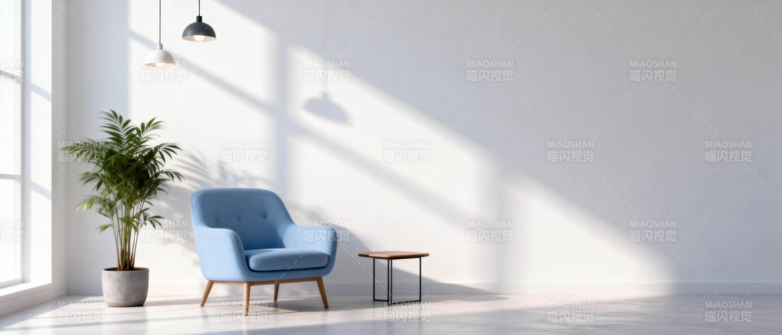 简约客厅一角图片