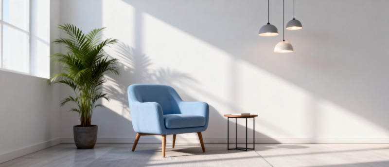 简约客厅一角图片