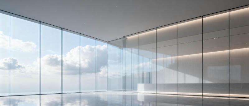 现代玻璃展厅图片