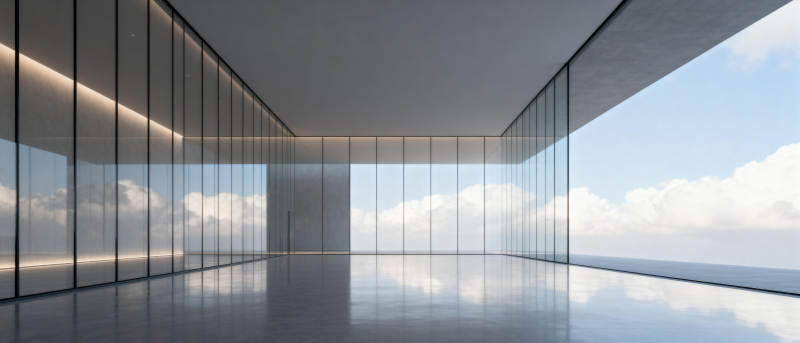 极简玻璃空间图片