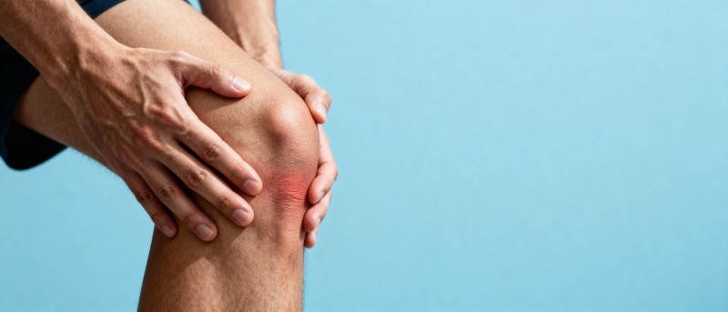 膝盖疼痛困扰图片