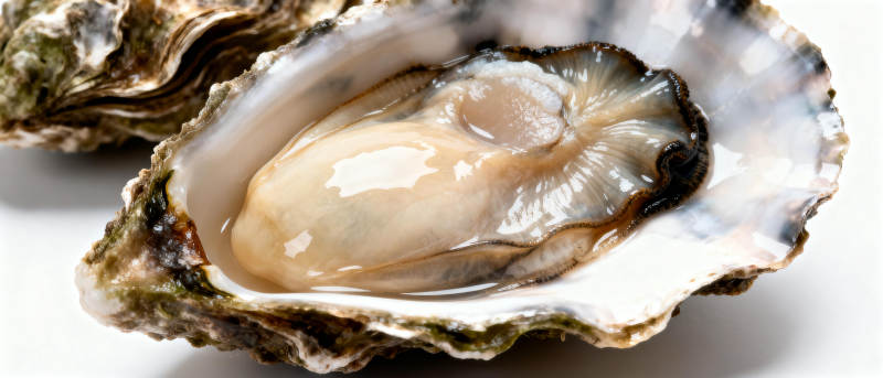 新鲜生蚝特写图片