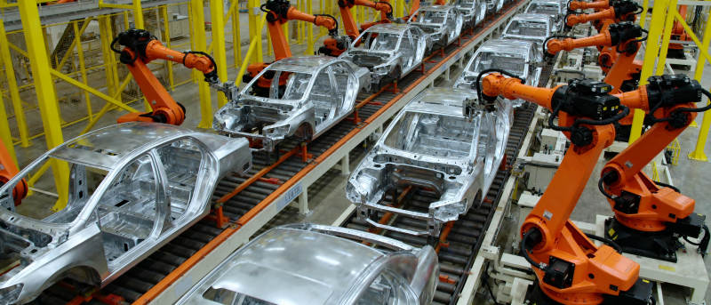 汽车生产线自动化图片