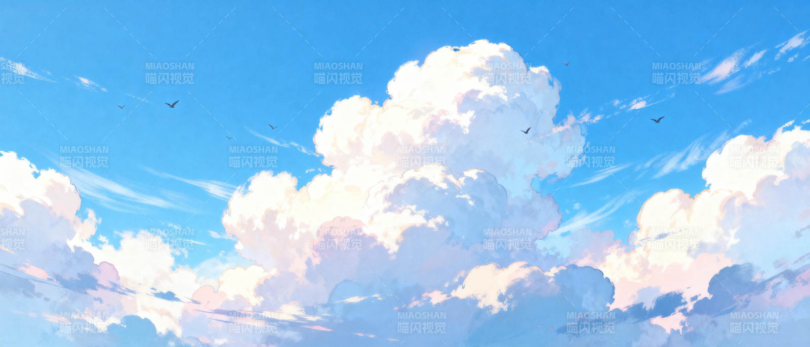 蓝天白云飘图片