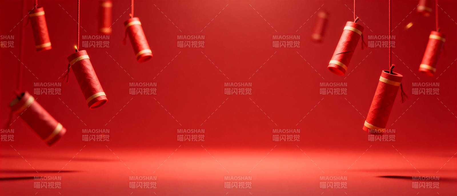 红灯笼悬挂图片