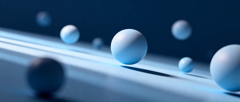 蓝光球体悬浮图图片