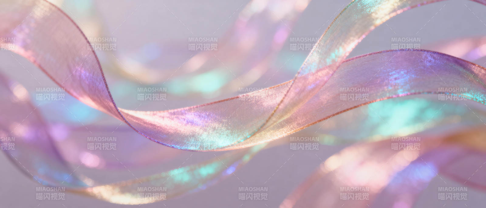 梦幻彩带飘舞图片