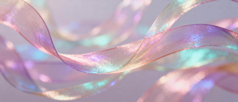 梦幻彩带飘舞图片