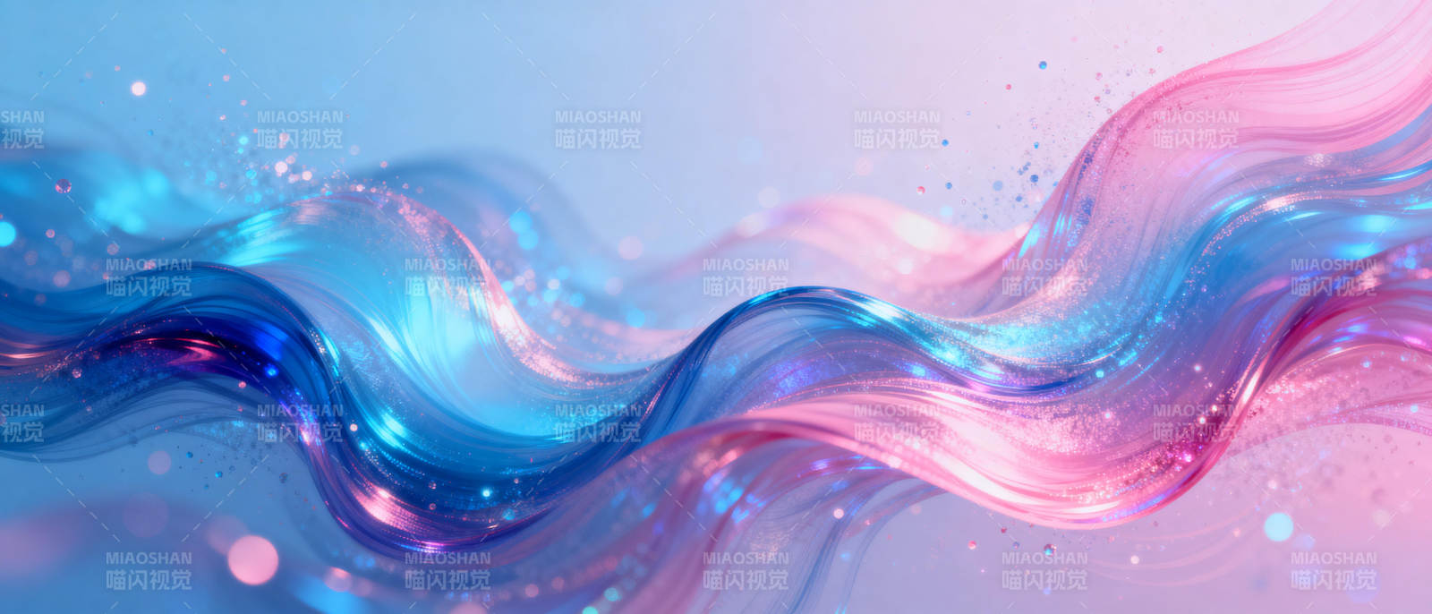 梦幻波光流动图片