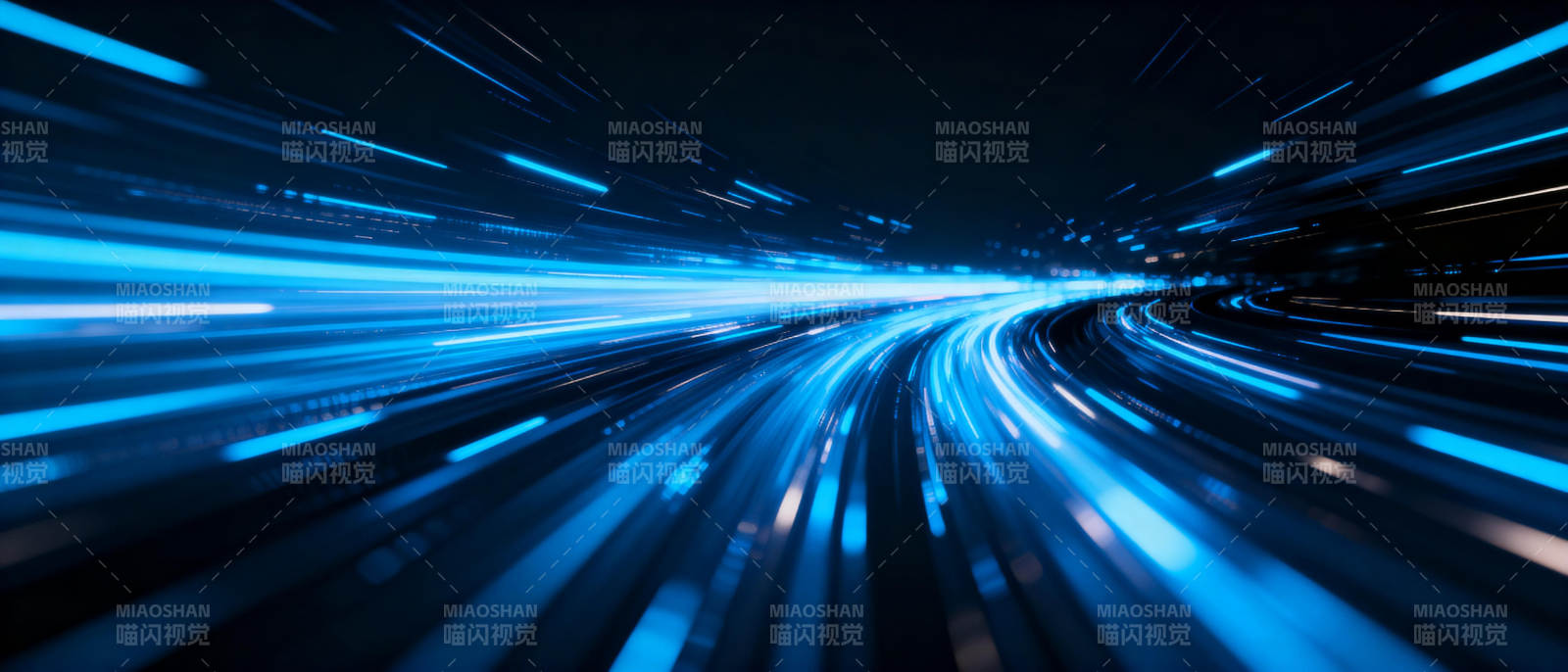 极速蓝光隧道图片