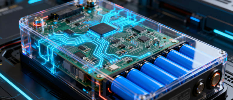 科技电路板特写图片