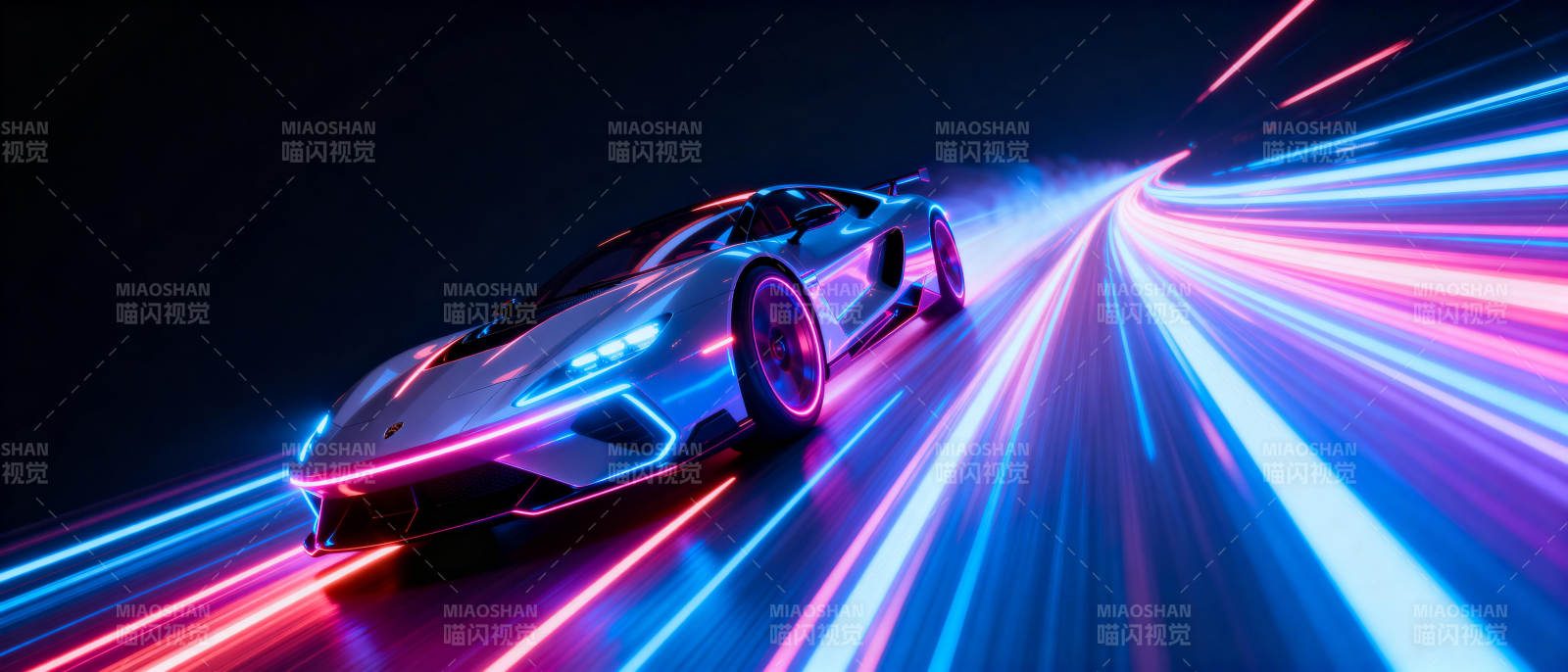 霓虹疾驰图片