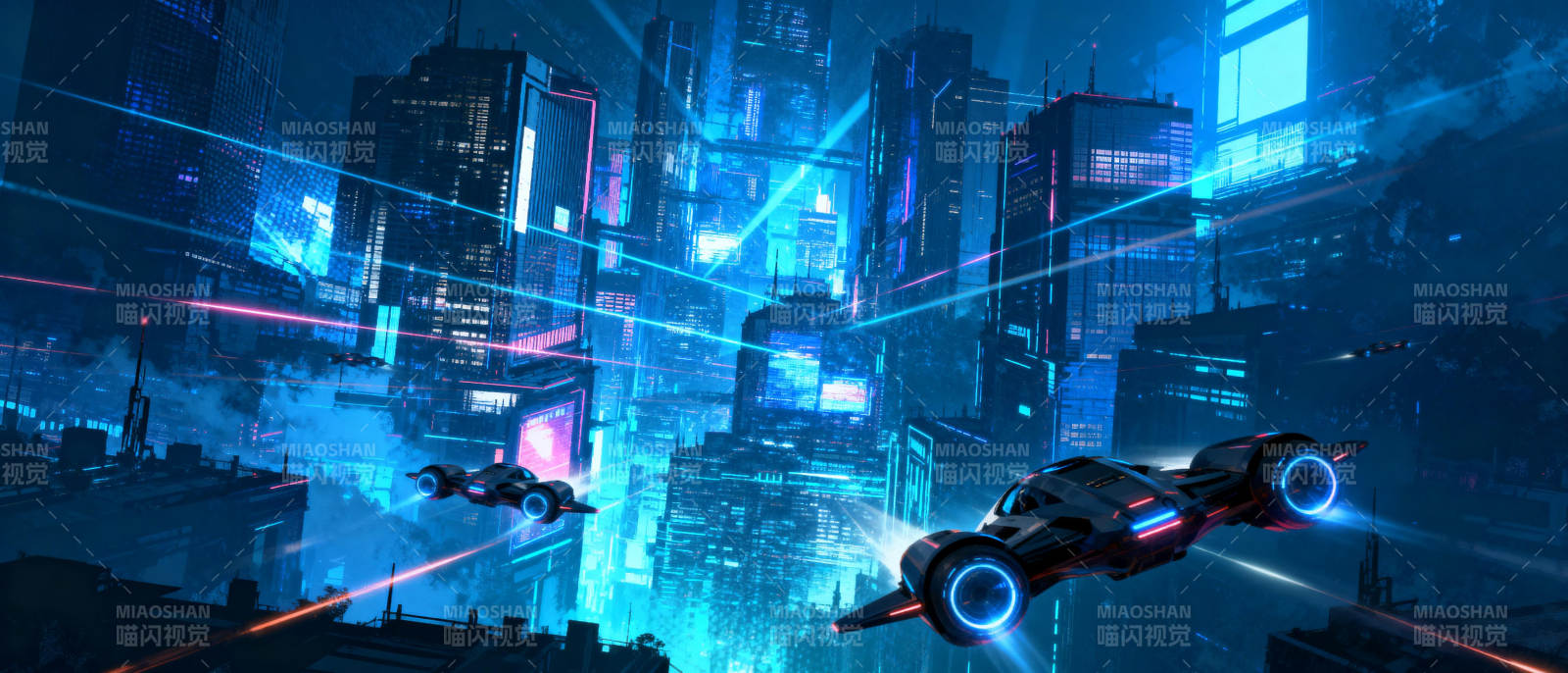 赛博都市夜驰图片