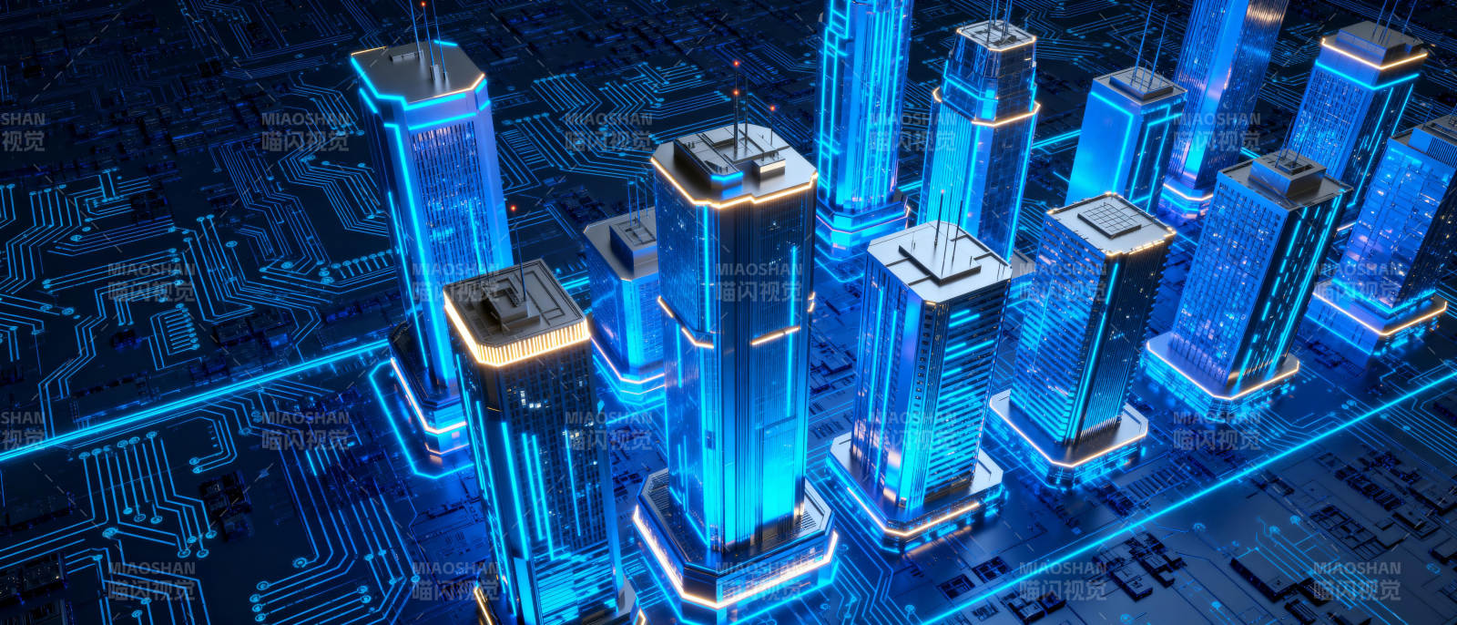 未来城市科技图景图片