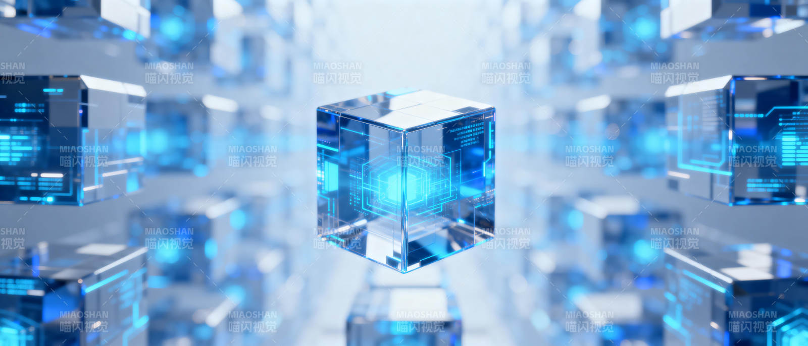 科技立方体阵列图片