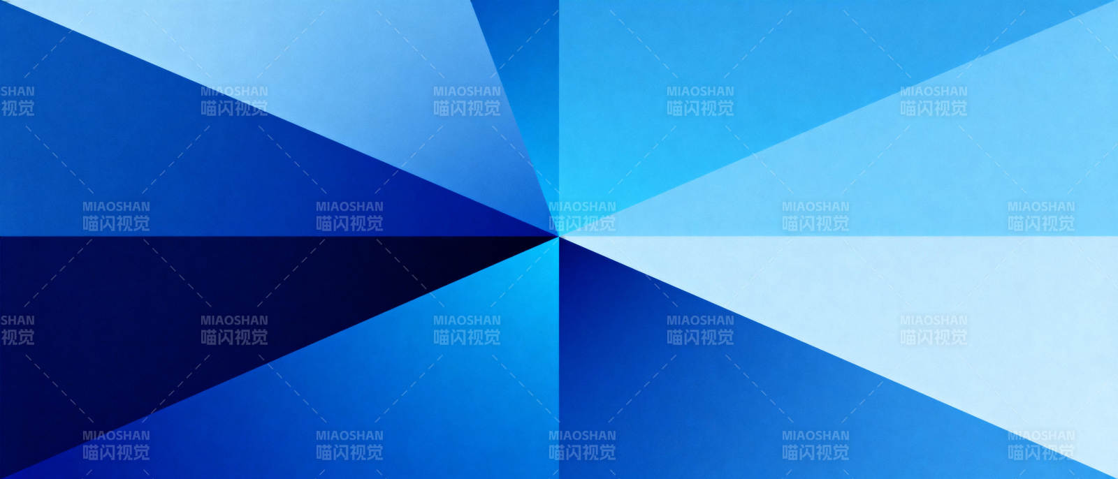 蓝色几何抽象图图片