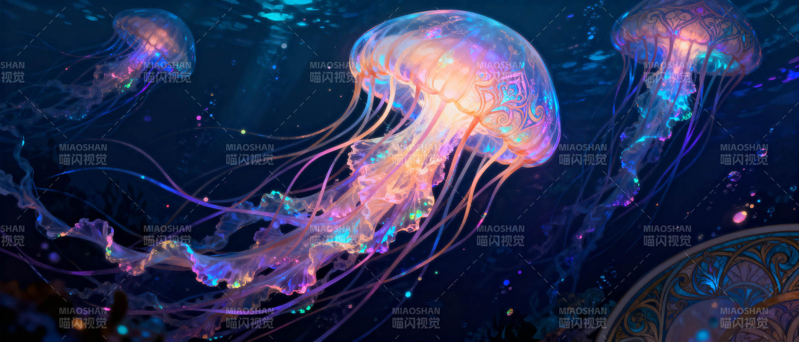 梦幻水母之舞图片