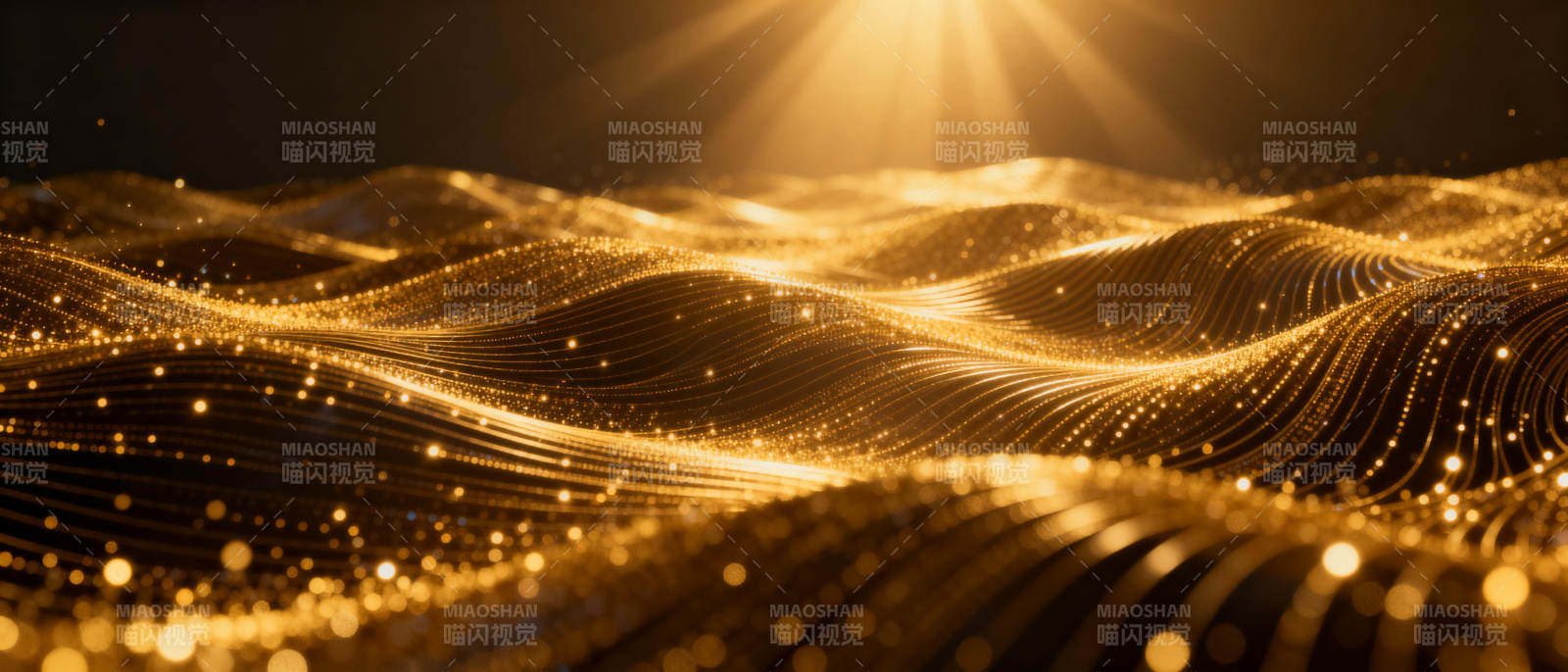 金色波光粼粼图片