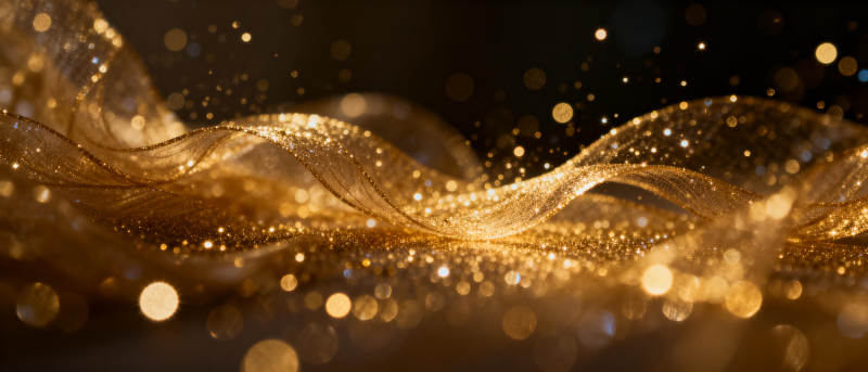 金色流光璀璨图片